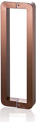 Edelstahl-Schiebetürgriff, doppelseitiges Push-Pull-Design für Dusche, Glastor, kommerzielle Bars, Büros und Garagenschuppen von Generisch