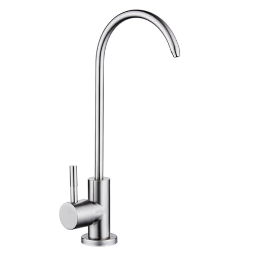 Edelstahl Schwanenhals Küchenarmatur - Wasserfilter Trinkhahn Single Cold Grey Design für saubere gereinigte Wasserversorgung Edelstahl Schwanenhals Küchenarmatur - Wasserfilter Trinkhahn Single Cold Grey Design für saubere gereinigte Wasserversorgung von Generisch