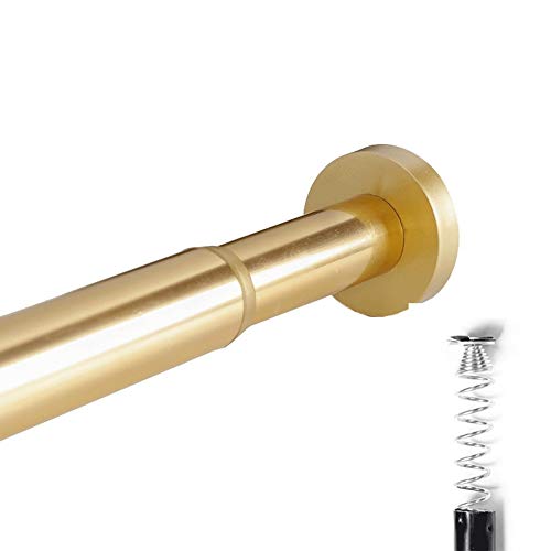 Edelstahl Teleskopstange Gardinenstange Ausziehbare Spannstange für Duschvorhänge Voile und Netzvorhänge Modernes Design Edelstahl Teleskopstange Gardinenstange Ausziehbare Spannstange für Duschvorhänge Voile und Netzvorhänge Modernes Design von Generisch