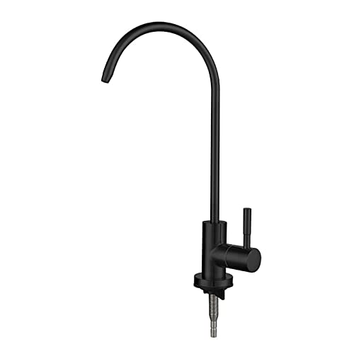 Edelstahl Umkehrosmose Wasserhahn Küche Wasserfilter Wasserhahn Modernes Schwarzes Design Einfache Installation Geeignet für Zuhause & Büro von Generisch
