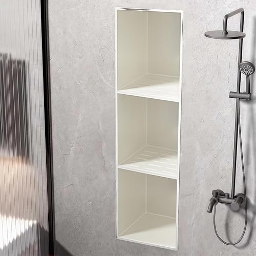 Edelstahl Wandnische mit Ablaufloch, 3-lagiges Duschregal für Bad und Küche, Einfache Installation Aufbewahrungslösung Edelstahl Wandnische mit Ablaufloch, 3-lagiges Duschregal für Bad und Küche, Einfache Installation Aufbewahrungslösung von Generisch