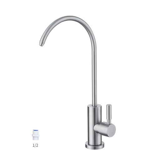 Edelstahl-Wasserfilter-Wasserhahn, Küchenspüle Wasserhahn mit kaltem Wasser, galvanisierte Oberfläche, einfache Installation, perfekt für sauberes Trinkwasser Edelstahl-Wasserfilter-Wasserhahn, Küchenspüle Wasserhahn mit kaltem Wasser, galvanisierte Oberfläche, einfache Installation, perfekt für sauberes Trinkwasser von Generisch