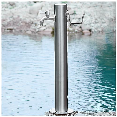 Edelstahl-Wasserhahn-Säule für den Außenbereich mit Frostschutzschlauchständer für Gartenbrunnen und Hof-Hydrant Edelstahl-Wasserhahn-Säule für den Außenbereich mit Frostschutzschlauchständer für Gartenbrunnen und Hof-Hydrant von Generisch