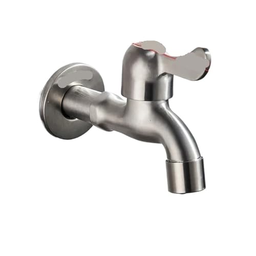 Edelstahl-Wasserhahn für den Außenbereich, Wandmontage, gebürsteter Gartenhahn für Waschbecken und Wischmopp, langlebige verlängerte Wasserhähne für Gartenarbeit und Außenbereich Edelstahl-Wasserhahn für den Außenbereich, Wandmontage, gebürsteter Gartenhahn für Waschbecken und Wischmopp, langlebige verlängerte Wasserhähne für Gartenarbeit und Außenbereich von Generisch