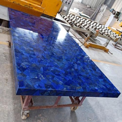 Edelstein Esstisch Platte I Lapislazuli Flur Tischplatte I Lapislazuli Wohnzimmertischplatte I Lapislazuli Rasen Tischplatte 76.2 cm x 121.9 cm Edelstein Esstisch Platte I Lapislazuli Flur Tischplatte I Lapislazuli Wohnzimmertischplatte I Lapislazuli Rasen Tischplatte 76.2 cm x 121.9 cm von Generisch