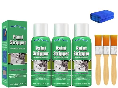 Efficient Paint Stripper,High Efficiency Paint Remover for Metal Surfaces,Paint Stripper,Paint Remover for Metal Car Kit, Paint Strip,Automotive Paint Stripper (3 pcs) von Generisch