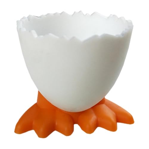 Eierbecher-Set – Hühnerfüße Eierhalter, dekoratives Cartoon-Tablett | gekochter Eierständer für Frühstückstisch, lustiges Küchenbesteck für Kinder und Erwachsene, Neuheit Geschirr-Display für Brunch von Generisch