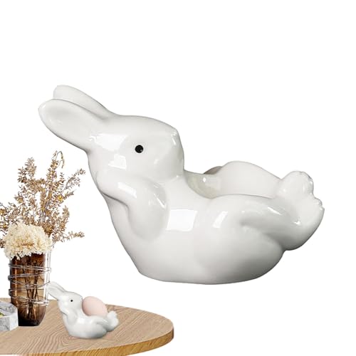 Eierbecher mit Tiermotiv, Osterhasen-Eierständer, Osterdekoration, weich gekochte Eierbecher, einzelner Eierständer, Cartoon-Eierständer Eierbecher mit Tiermotiv, Osterhasen-Eierständer, Osterdekoration, weich gekochte Eierbecher, einzelner Eierständer, Cartoon-Eierständer von Generisch