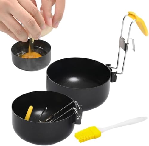 Eierformer Folding Egg Poacher 2024 New Collapsible Hang Ear Egg Boiler Poached Egg Maker Non-stick Egg Cooker Stainless Steel Poached Egg Cooker for Perfect Boiled Eggs for Kitchen Tool Eierformer Folding Egg Poacher 2024 New Collapsible Hang Ear Egg Boiler Poached Egg Maker Non-stick Egg Cooker Stainless Steel Poached Egg Cooker for Perfect Boiled Eggs for Kitchen Tool von Generisch