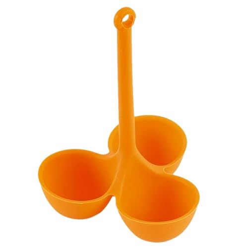 Eierkesselregal - Silikon -Poached Eierhalter | Wärmesichere Eierkesselschale Mit 3 Gittern | Eierkocher Zum Dämpfen Und Kochen | Nicht-Schicht-Küchenzubehör | Ideal Für Die Frühstücksvorbereitung Und von Generisch