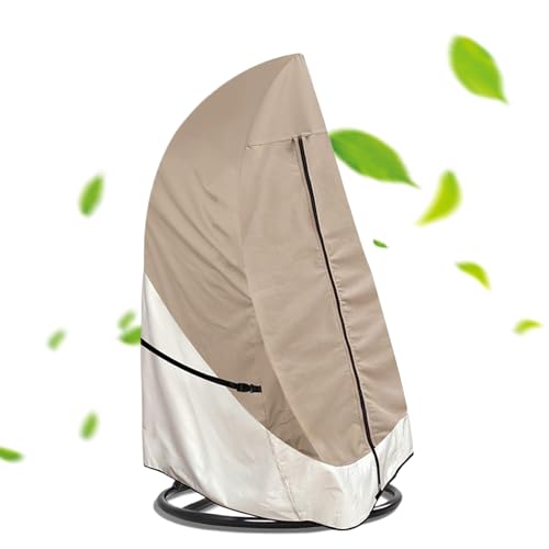 Eierschaukelstuhl Abdeckungen - Wasserdichte Schaukelstuhl Abdeckung - Staubdichter Schaukelschutz, Wiederverwendbarer Sitzschutz Für Innenbereich & Außenbereich von Generisch