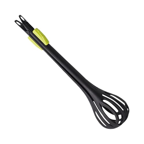Eierschlägel – Hand-Schneebesen | Hand-Schneebesen manuell | einfacher Schneebesen 2-in-1 Mixer Küchenzange Handbuch | Manueller Eierschlägel | Eierschlägel Schneebesen | Handmixer Schneebesen zum von Generisch