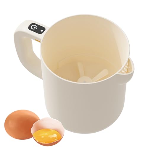 Eierschläger - Eiermixer | 0,8W Mischmixer | 2 In 1 Cremeschläger Und Sieb | Automatische Elektrische Wiederaufladbare Creme -Spritzbritter Zum Küchenbacken Im Freien Im Freien Haus Zu Hause von Generisch