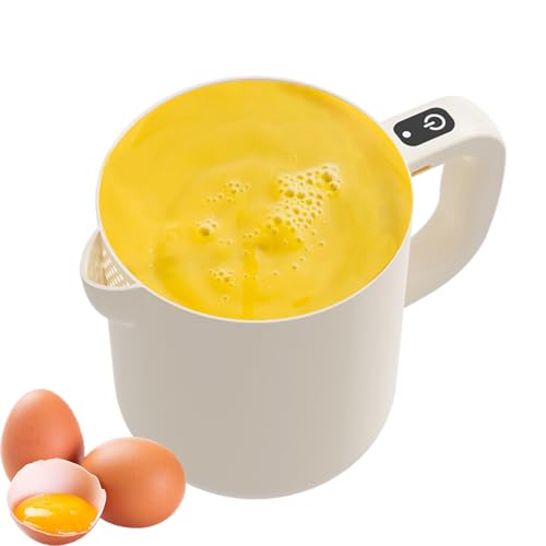 Eierschneebesen,2 In 1 Rührbecher Mit Sieb | 1L Reisschüssel Rührschüssel Automatischer Rührstab Küchenhelfer für Flüssignahrung Haushalt Milch Backen Reis Eierschneebesen,2 In 1 Rührbecher Mit Sieb | 1L Reisschüssel Rührschüssel Automatischer Rührstab Küchenhelfer für Flüssignahrung Haushalt Milch Backen Reis von Generisch