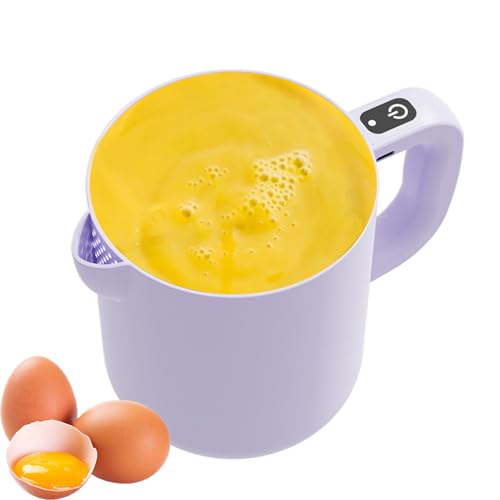 Eierschneebesen | 2 in 1 Kabelloser Handrührstab mit Siebeinsatz - 1L Reisschüssel Rührschüssel Automatischer Rührstab Küchenhelfer für Flüssignahrung Haushalt Milch Backen Reis Eierschneebesen | 2 in 1 Kabelloser Handrührstab mit Siebeinsatz - 1L Reisschüssel Rührschüssel Automatischer Rührstab Küchenhelfer für Flüssignahrung Haushalt Milch Backen Reis von Generisch