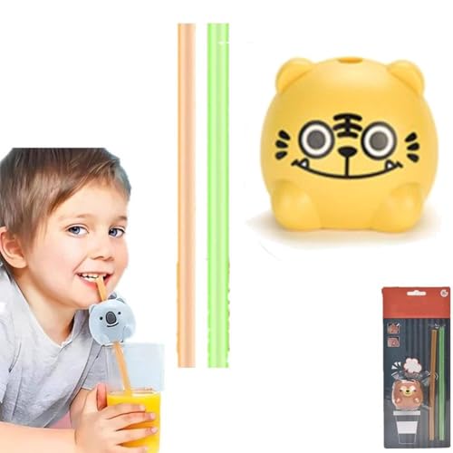 Ein Strohhalm, der überraschende Geräusche macht, mit 9 Soundeffekten, mit zufälligen lustigen Soundeffekten von niedlichen Musik-Trinkhalmen in Tierform, spezielle gesangssprechende Singhalme für Ein Strohhalm, der überraschende Geräusche macht, mit 9 Soundeffekten, mit zufälligen lustigen Soundeffekten von niedlichen Musik-Trinkhalmen in Tierform, spezielle gesangssprechende Singhalme für von Generisch