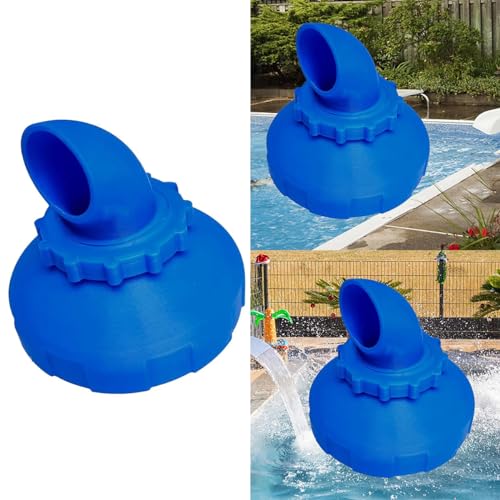 Einfach zu installierendes Poolstrahldüsenzubehör, 9 cm Schwimmbad-Rückfluss-Kunststoff aus Strahlrichtungsströmung, Augapfel-Einlassstrahl für Wasserauslassstrahl (blau) von Generisch