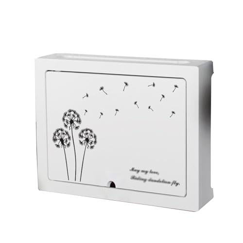 Einfache Wifi Wandregale Box Internet Router Regal Kabel Draht Wand Steckbrett Regal Steckdose Abschirmung Draht Finishing Wire Box Wandmontage WiFi Router Aufbewahrungsbox von Generisch