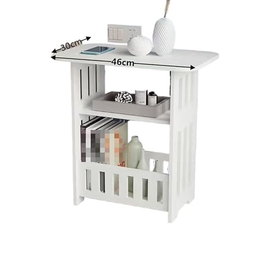 Einfacher nordischer Nachttisch, Schlafzimmer, Nachttisch, einfacher Aufbewahrungsschrank, Wohnzimmer, Couchtisch, Sofaband, klein, rund (gestreift, groß) von Generisch