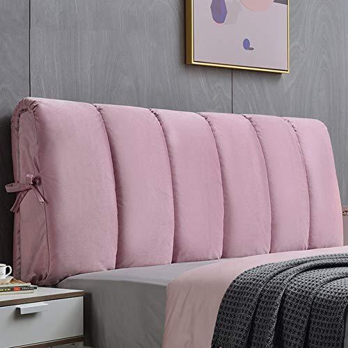 Einfarbige Lesekissen, Anti-Kollisions-Kopfteilbezug, verdickter Rückenlehnenschutz aus Holz, All-Inclusive-Bettkissen, Bettbezug, Rosa, 200 x 60 cm Einfarbige Lesekissen, Anti-Kollisions-Kopfteilbezug, verdickter Rückenlehnenschutz aus Holz, All-Inclusive-Bettkissen, Bettbezug, Rosa, 200 x 60 cm von Generisch