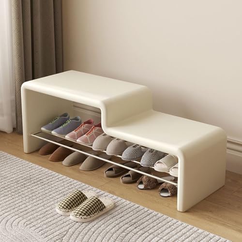 Eingangsbank mit PU-Lederkissen, doppellagiges Design für Korridore, Eingänge und Wohnzimmer von Generisch