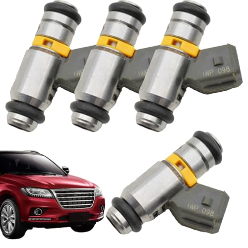 Einspritzdüse,4 Stück Emissionsreduzierendes Kraftstoffeinspritzsystem Set - Ersatzteile Hochdruck Fahrzeugzubehör für Marine, Kraftfahrzeuge, Industrie, Roller und LKW Einspritzdüse,4 Stück Emissionsreduzierendes Kraftstoffeinspritzsystem Set - Ersatzteile Hochdruck Fahrzeugzubehör für Marine, Kraftfahrzeuge, Industrie, Roller und LKW von Generisch