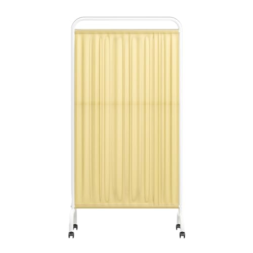 Einzel-Panel-Sichtschutz, Eisenrahmen, Büro-Trennwand mit Rädern, 1–5 Paneele, temporäre Trennwände, Wandpaneele, für Büros, Krankenhäuser von Generisch
