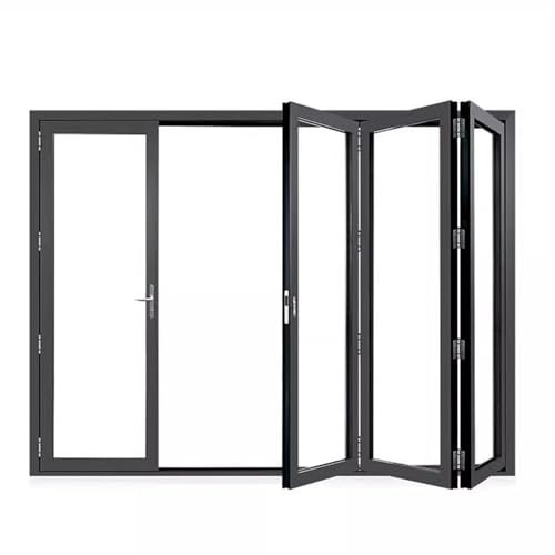 Einziehbare Falttrennwand – Klappschiebefenster aus gehärtetem Glas für Fast-Food-Restaurants und Gewerbeflächen Einziehbare Falttrennwand – Klappschiebefenster aus gehärtetem Glas für Fast-Food-Restaurants und Gewerbeflächen von Generisch