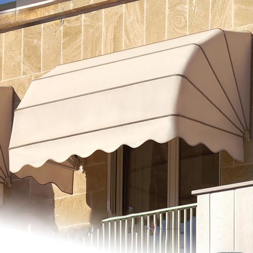Einziehbare Gebogene Fenster-Markise Im Französischen Stil, Französisch Stil Fenster Vordach, Teleskop-Vordach Für Balkon, Laden, Sonnenschutz & Dekoration-A3||180x60x60cm Einziehbare Gebogene Fenster-Markise Im Französischen Stil, Französisch Stil Fenster Vordach, Teleskop-Vordach Für Balkon, Laden, Sonnenschutz & Dekoration-A3||180x60x60cm von Generisch