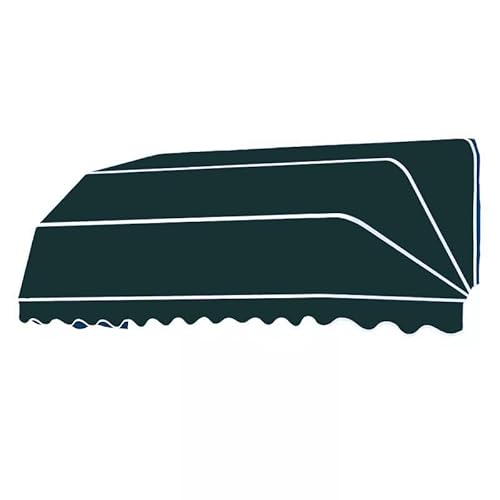 Einziehbare Kuppelvordach – wasserdichte Faltmarkise für Türen perfekt für Veranda-Dekoration im Freien (140 x 60 cm) – Stilvolle, langlebige Lösung für Fensterabdeckung von Generisch