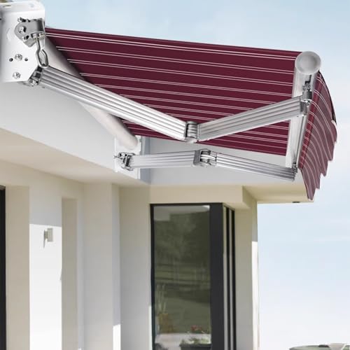Einziehbare Markise für Tür und Fenster, Sonnenschutz mit Aluminiumhalterung für Terrasse, Terrasse, Terrasse, Hof, Hof Einziehbare Markise für Tür und Fenster, Sonnenschutz mit Aluminiumhalterung für Terrasse, Terrasse, Terrasse, Hof, Hof von Generisch