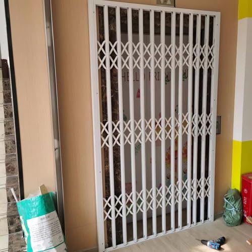 Einziehbare Sicherheitsstangen für Schiebetüren und Fenster, verstellbares Schutzgitter mit Schloss gegen Eindringen und Stürze Einziehbare Sicherheitsstangen für Schiebetüren und Fenster, verstellbares Schutzgitter mit Schloss gegen Eindringen und Stürze von Generisch