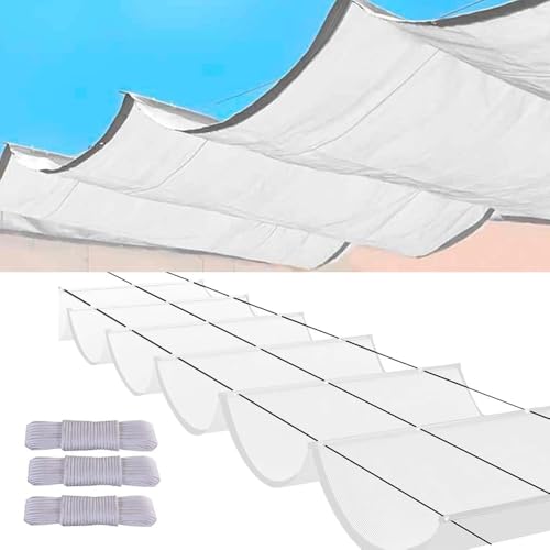 Einziehbare Welle Sonnensegel Wasserdicht Sonnensegel Einziehbar TerrassenüBerdachung Sonnenschutz Pergola Dach Pergola Markise(#10,2.5x3M) von Generisch
