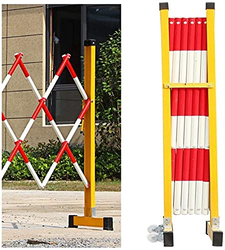 Einziehbare erweiterbare Verkehrssperre mit Rädern, tragbares Fiberglas-Sicherheitsgitter für verstellbare Menschen- und Verkehrskontrolle Einziehbare erweiterbare Verkehrssperre mit Rädern, tragbares Fiberglas-Sicherheitsgitter für verstellbare Menschen- und Verkehrskontrolle von Generisch