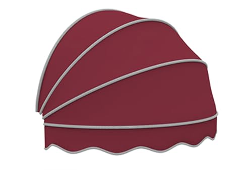 Einziehbare faltbare Kuppelvordach für Fenster & Türen, UV- und Regenschutz, stilvoller Fuchsia-Outdoor-Schatten, 140 x 70 x 70 cm, perfekt für Terrassen und Eingänge Einziehbare faltbare Kuppelvordach für Fenster & Türen, UV- und Regenschutz, stilvoller Fuchsia-Outdoor-Schatten, 140 x 70 x 70 cm, perfekt für Terrassen und Eingänge von Generisch