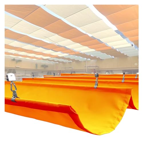 Einziehbares Sonnenschutzdach, Outdoor-Schutzmarkise mit einfacher Installation, perfekt für Terrasse, Garten, Dekoration und Sonnenschutz von Generisch