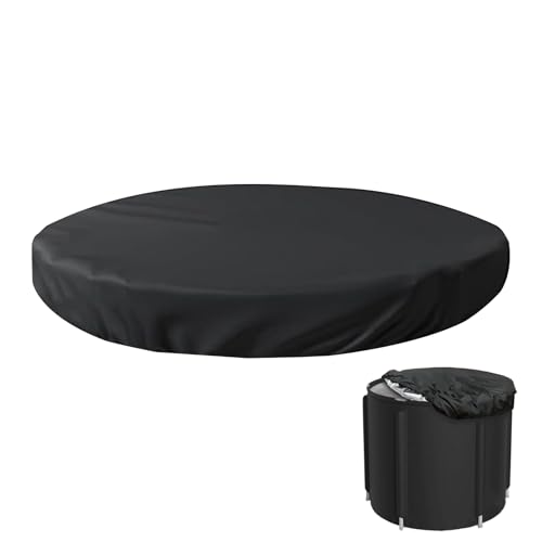 Eisbadewannen-Abdeckung – 81 cm, 93 cm Wasserdichter & Staubdichter Deckel Aus Oxford-Gewebe Für Kaltwasserbecken Mit Isolierfutter, Für Innen- & Außenschutz von Generisch