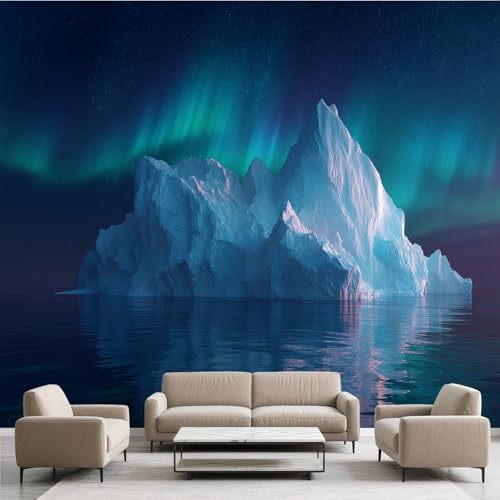 Eisberg See Polarlichtern Tapete Selbstklebende Fototapete Mysteriöse Sterne Galaxy Tapeten Natur Landschaft Wandtapete Vinyl Wasserdicht Wandaufkleber für Wohnzimmer Schlafzimmer Küchen 300x210 cm Eisberg See Polarlichtern Tapete Selbstklebende Fototapete Mysteriöse Sterne Galaxy Tapeten Natur Landschaft Wandtapete Vinyl Wasserdicht Wandaufkleber für Wohnzimmer Schlafzimmer Küchen 300x210 cm von Generisch