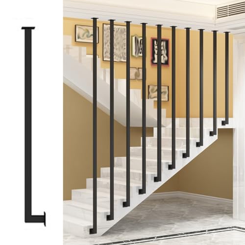 Eisen-Baluster für Treppenhäuser, anpassbare Designs für Innen- und Außentreppen mit wesentlichem Zubehör Eisen-Baluster für Treppenhäuser, anpassbare Designs für Innen- und Außentreppen mit wesentlichem Zubehör von Generisch