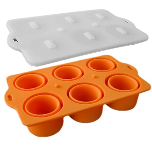Eisformen – Eiscreme-Form, 6 Mulden, sichere, auslaufsichere Form für hausgemachte Desserts, Snacks, , Einfrieren von , Kuchen, Muttermilch von Generisch