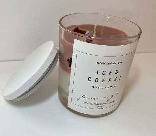 Eiskaffee als Kerze, Duftkerze Kaffee,Iced Coffee Candle 200 ml, Kerze mit Kaffeeduft, Eiskaffee-Kerze, aus natürlichem Sojawachs, Kerze im Glas für Kaffeliebhaber, schöne Dekoration Gastgeschenk. Eiskaffee als Kerze, Duftkerze Kaffee,Iced Coffee Candle 200 ml, Kerze mit Kaffeeduft, Eiskaffee-Kerze, aus natürlichem Sojawachs, Kerze im Glas für Kaffeliebhaber, schöne Dekoration Gastgeschenk. von Generisch