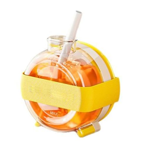 Eiswürfel Flasche - 300ml 0.3 Liter Auslaufsicherer Tragbarer Eisbecher Mit Trinkhalm,Camping Picknick Sommer Kaffee Saft Reisen Innenbereich Eiswürfel Flasche - 300ml 0.3 Liter Auslaufsicherer Tragbarer Eisbecher Mit Trinkhalm,Camping Picknick Sommer Kaffee Saft Reisen Innenbereich von Generisch