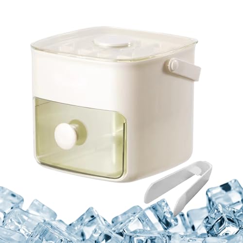 Eiswürfelform Mit Deckel Und Behälter | Einfache Entnahme Eiswürfelbereiter - Einfache Entnahme Für Kaltgetränke Zu Saft Cocktails Kaffee Küchenzubehör Eiswürfelform Mit Deckel Und Behälter | Einfache Entnahme Eiswürfelbereiter - Einfache Entnahme Für Kaltgetränke Zu Saft Cocktails Kaffee Küchenzubehör von Generisch