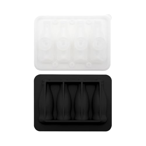 Eiswürfelformen für Gefrierschrank, integrierte Eisform, 4 Gitter mit Deckel, leicht zu lösen, Gefrierform, wiederverwendbare Küchenhelfer für Cocktails Eiswürfelformen für Gefrierschrank, integrierte Eisform, 4 Gitter mit Deckel, leicht zu lösen, Gefrierform, wiederverwendbare Küchenhelfer für Cocktails von Generisch
