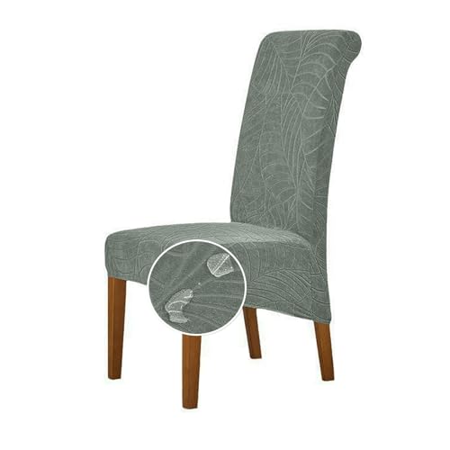 Elastische Esszimmerstuhlhussen Wasserdicht Abnehmbar 2-8er Set Dehnbare Sitzschoner für Wohnzimmer & Küche Waschbar für Esszimmertische von Generisch