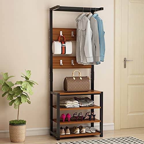 Elegante 3-in-1-Schuhregal Bank mit Ablagefach Eingangsbereich Nizer 3-stöckiges Design Stilvoller Kleiderbügel und Schuhaufbewahrung für Flur oder Schrank Elegante 3-in-1-Schuhregal Bank mit Ablagefach Eingangsbereich Nizer 3-stöckiges Design Stilvoller Kleiderbügel und Schuhaufbewahrung für Flur oder Schrank von Generisch