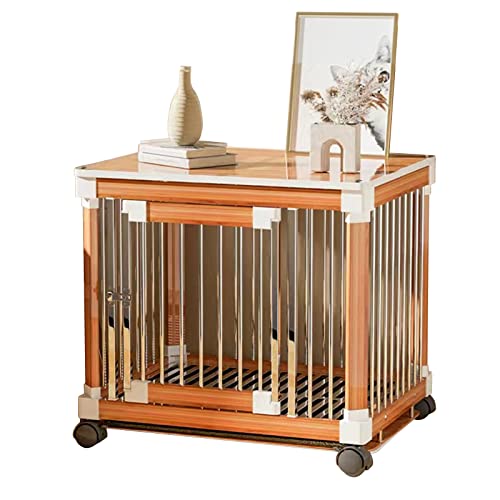 Elegante Hundebox aus Holz für kleine Hunde – Stilvolle Hundebox in Couchtischform mit Tablett und Universalrädern Elegante Hundebox aus Holz für kleine Hunde – Stilvolle Hundebox in Couchtischform mit Tablett und Universalrädern von Generisch