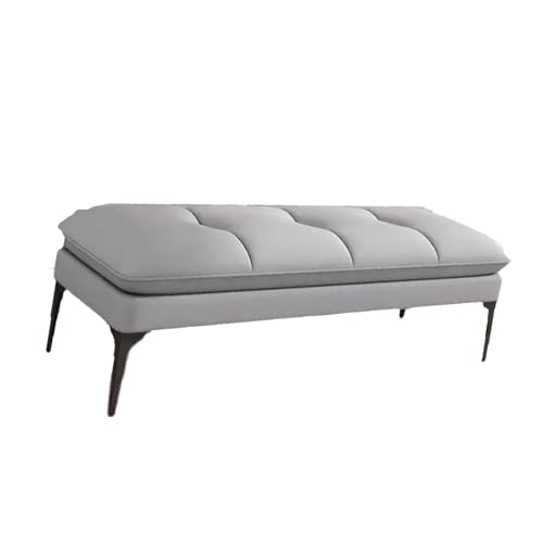 Elegante Schuhbank aus Massivholz mit weichem Kissen, vielseitige achtförmige Eingangsaufbewahrung, stilvolle 80 x 40 x 45 cm, Möbel für Wohnzimmer und Schlafzimmer (Farbe 2) von Generisch