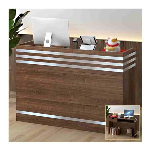Eleganter, moderner Empfangstresen – Stilvolle Theke mit geräumigem Schreibtisch für eine komfortable Nutzung in professionellen und gewerblichen Räumen Eleganter, moderner Empfangstresen – Stilvolle Theke mit geräumigem Schreibtisch für eine komfortable Nutzung in professionellen und gewerblichen Räumen von Generisch