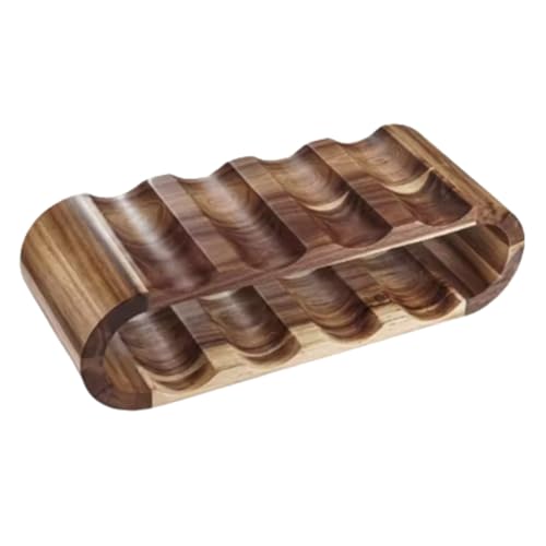 Elegantes, doppellagiges Weinregal – Weinflaschen-Display im europäischen Stil für Restaurant und Bar, stilvolle Tischdekoration für Rotweinsammlung und Akzente im Innenbereich Elegantes, doppellagiges Weinregal – Weinflaschen-Display im europäischen Stil für Restaurant und Bar, stilvolle Tischdekoration für Rotweinsammlung und Akzente im Innenbereich von Generisch